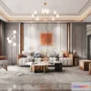 1364049 - Living Room - 3D Interior Scene - Italian Style - 048 3D Max