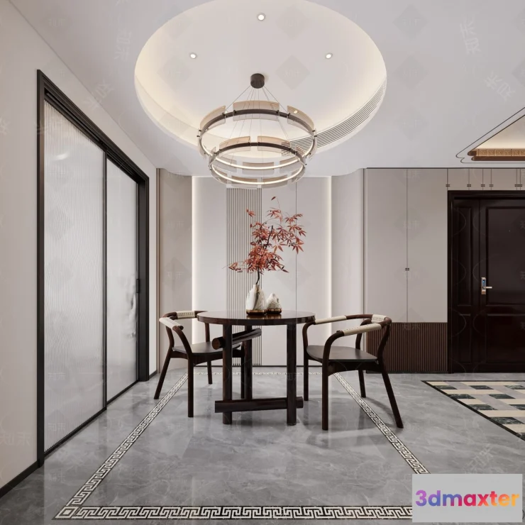 1366312 - Living Room - 3D Models - 3D Interior Scenes - Modern Style - 047 3D Max