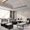 1367992 - Living Room - 3D Models - 3D Interior Scenes - Modern Style - 072 3D Max
