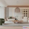1369210 - Living Room - 3D Models - 3D Interior Scenes - Modern Style - 090 3D Max