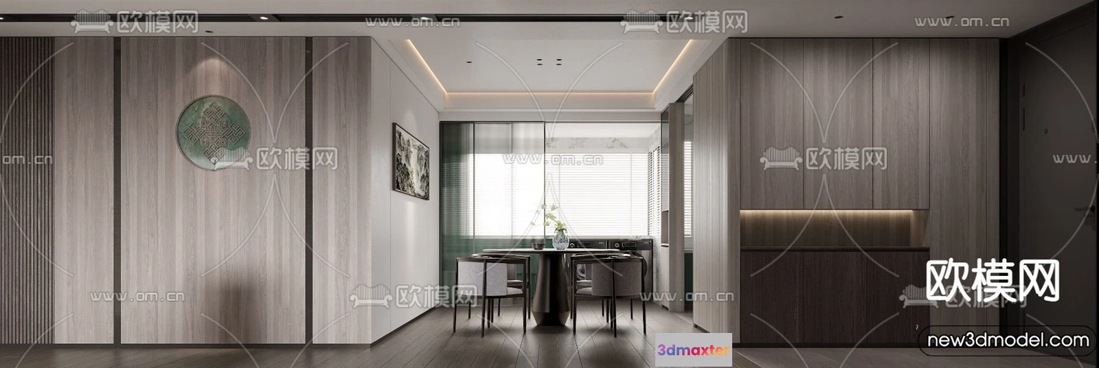 1370324 - Living Room - 3D Models - 3D Interior Scenes - Modern Style - 106 3D Max