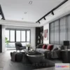 1372264 - Living Room - Minimalist Style - 3D Interior Scene - 059 3D Max