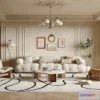 1373291 - Living Room - 3D Interior Scene - French Style - 009 3D Max