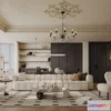 1374075 - Living Room - 3D Interior Scene - French Style - 021 3D Max