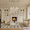 1375562 - Living Room - 3D Interior Scene - French Style - 044 3D Max