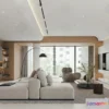 1380810 - Living Room - 3D Models - 3D Interior Scenes - Modern Style - 264 3D Max