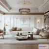 1381149 - Living Room - 3D Interior Scene - French Style - 129 3D Max