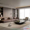 1384100 - Living Room - Italian Style - Interior 3D Scene - 044 3D Max