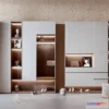 1384659 - Shoe Cabinet and Racks - 3D Models for Interior - 023 3D Max