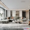 1385084 - Living Room - Modern Style Interior 3D Scenes - 005 3D Max