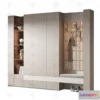 1385350 - Shoe Cabinet and Racks - 3D Models for Interior - 034 3D Max