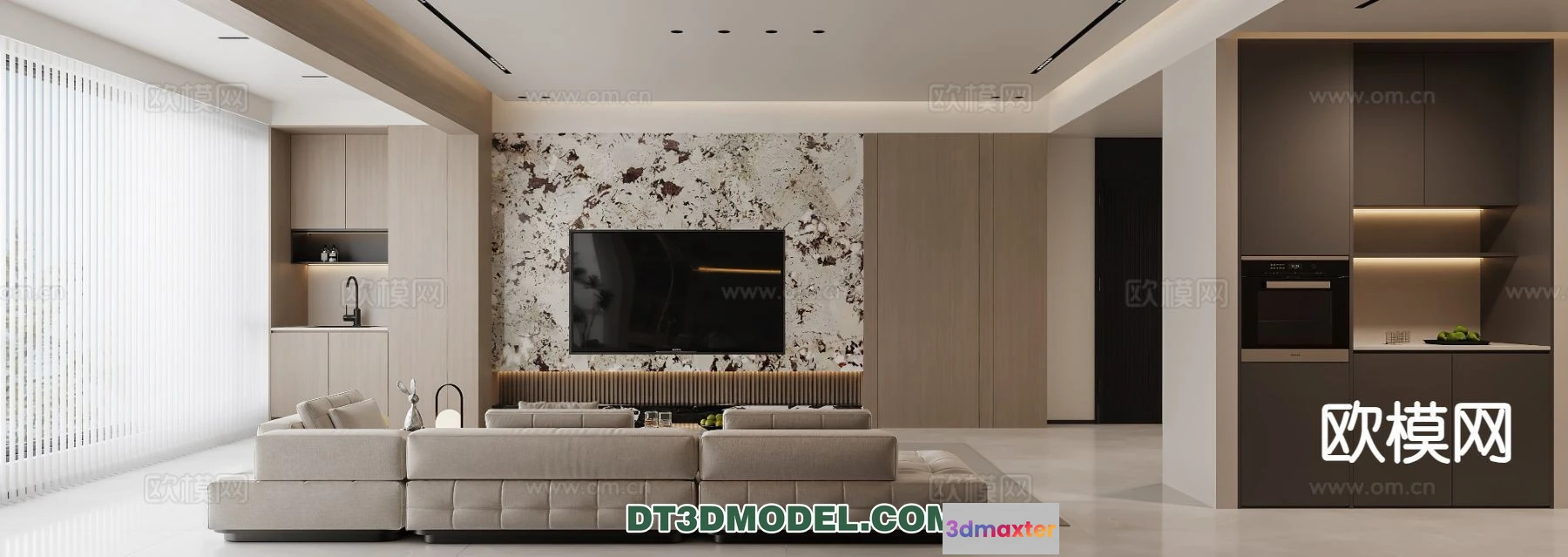 1385655 - Living Room - Italian Style - Interior 3D Scene - 068 3D Max