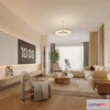 1386097 - Living Room - 3D Models - 3D Interior Scenes - Modern Style - 345 3D Max