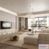 1386218 - Living Room - 3D Models - 3D Interior Scenes - Modern Style - 347 3D Max