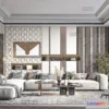 1390620 - Living Room - Modern Style Interior 3D Scenes - 088 3D Max
