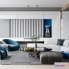 1390816 - Living Room - Modern Style 3D Scenes - Interior Design - 078 3D Max