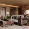 1573166 - Modern Style Interior 3D Blocks and 3D Models - Living Room 3D Scene - 088 3D Max