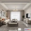 1580930 - Europe Style Interior 3D Blocks - Living Room 3D Model - 024 3D Max