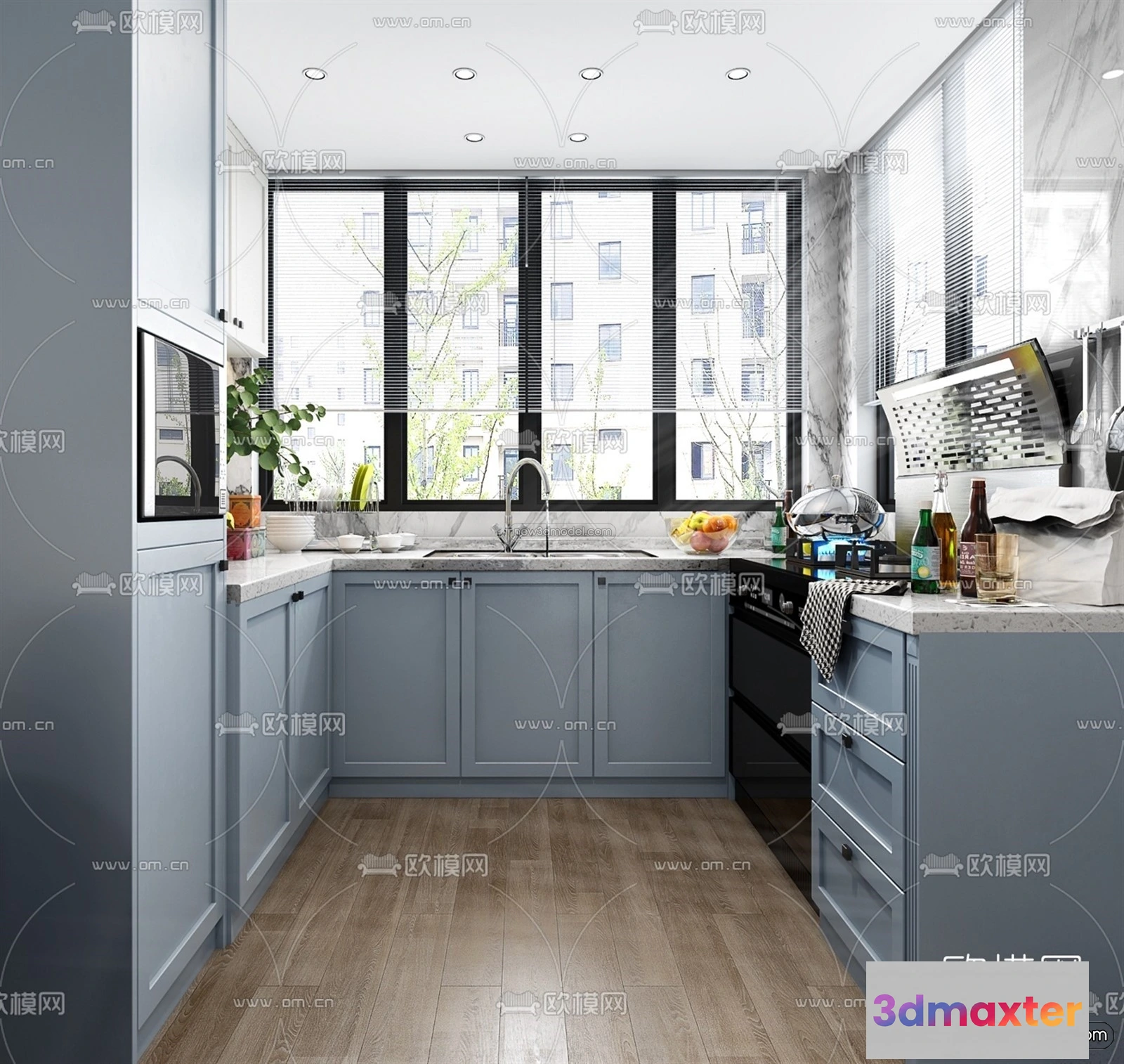 1580942 - Europe Style Interior 3D Blocks - Living Room 3D Model - 030 3D Max