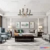 1580964 - Europe Style Interior 3D Blocks - Living Room 3D Model - 041 3D Max