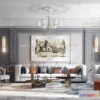 1581008 - Europe Style Interior 3D Blocks - Living Room 3D Model - 063 3D Max