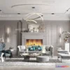 1581034 - Europe Style Interior 3D Blocks - Living Room 3D Model - 076 3D Max