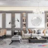 1581050 - Europe Style Interior 3D Blocks - Living Room 3D Model - 084 3D Max
