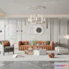 1581090 - Europe Style Interior 3D Blocks - Living Room 3D Model - 104 3D Max