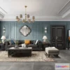 1581166 - Europe Style Interior 3D Blocks - Living Room 3D Model - 142 3D Max
