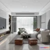 1581296 - Minimalist Style Interior 3D Blocks - Living Room 3D Model - 021 3D Max