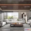 1581942 - Modern Style Interior 3D Blocks - Living Room 3D Model - 035 3D Max