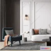 1581972 - Modern Style Interior 3D Blocks - Living Room 3D Model - 050 3D Max