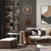 1581976 - Modern Style Interior 3D Blocks - Living Room 3D Model - 052 3D Max