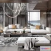 1581984 - Modern Style Interior 3D Blocks - Living Room 3D Model - 056 3D Max