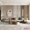 1582008 - Modern Style Interior 3D Blocks - Living Room 3D Model - 068 3D Max