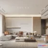 1582022 - Modern Style Interior 3D Blocks - Living Room 3D Model - 075 3D Max