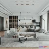 1582072 - Modern Style Interior 3D Blocks - Living Room 3D Model - 100 3D Max