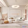 1582710 - Cream Style Interior 3D Blocks - Living Room 3D Model - 005 3D Max