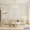 1582825 - Cream Style Interior 3D Blocks - Living Room 3D Model - 062 3D Max