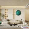 1583019 - Cream Style Interior 3D Blocks - Living Room 3D Model - 159 3D Max