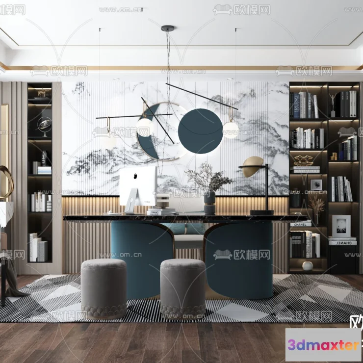 1111024 - Study Room 3D Scenes - 0787