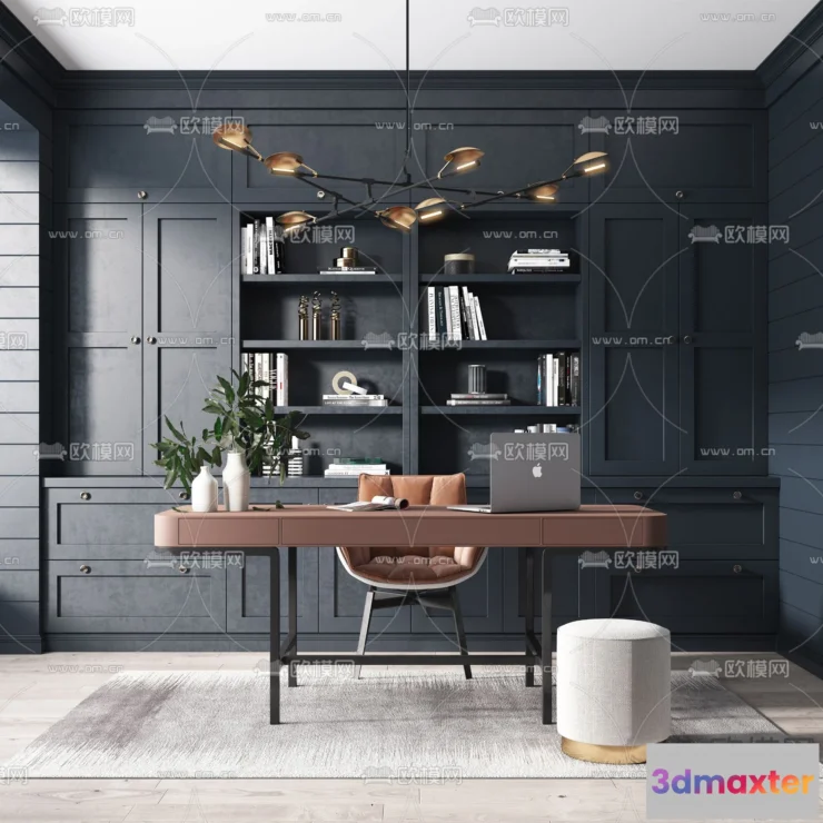 1111028 - Study Room 3D Scenes - 0789