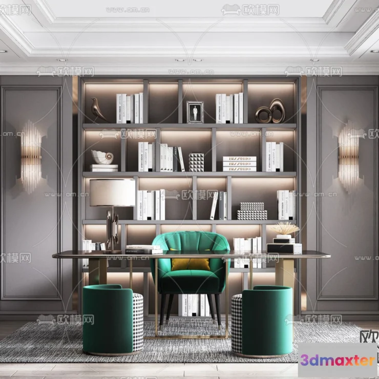 1111032 - Study Room 3D Scenes - 0791