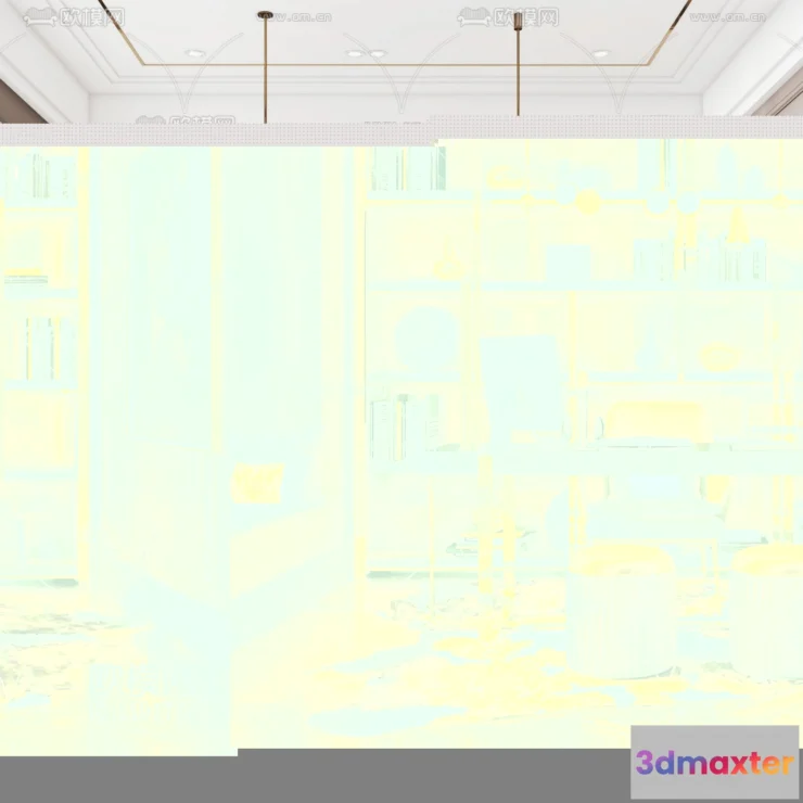 1111036 - Study Room 3D Scenes - 0793