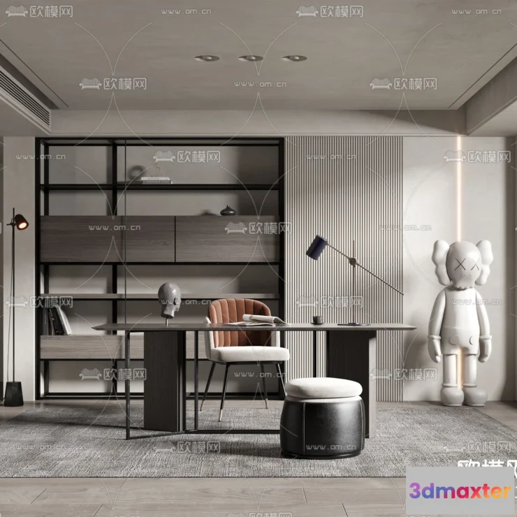 1111042 - Study Room 3D Scenes - 0796