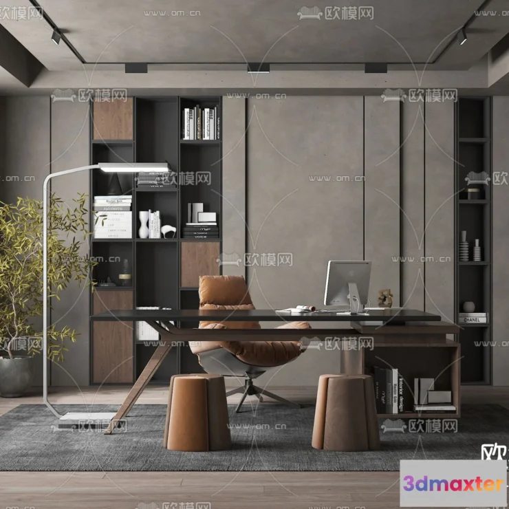 1111046 - Study Room 3D Scenes - 0798