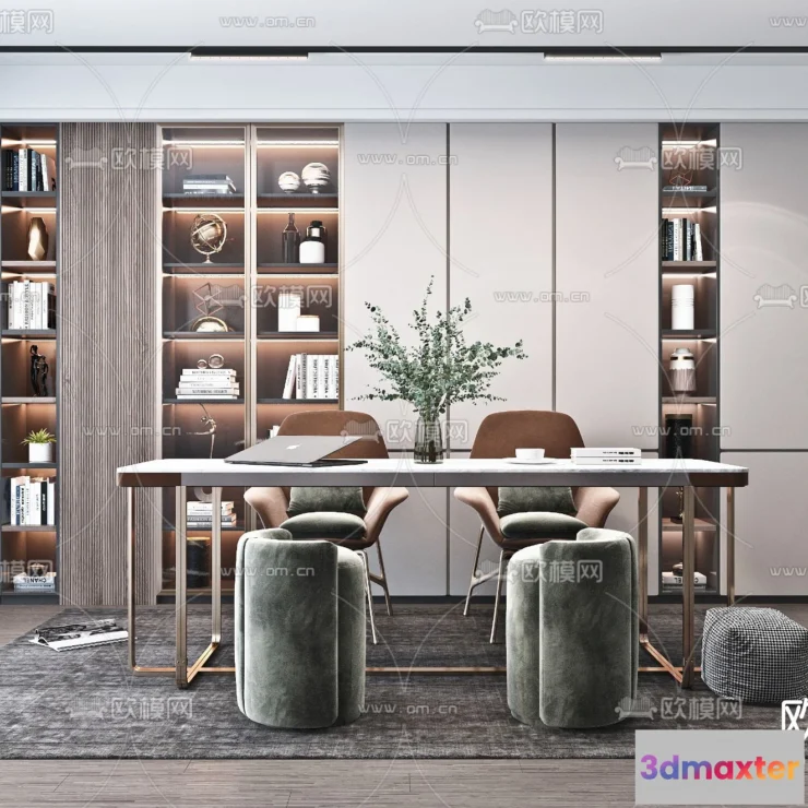 1111072 - Study Room 3D Scenes - 0811