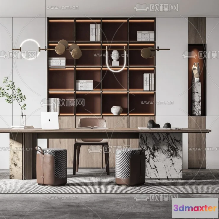 1111106 - Study Room 3D Scenes - 0828