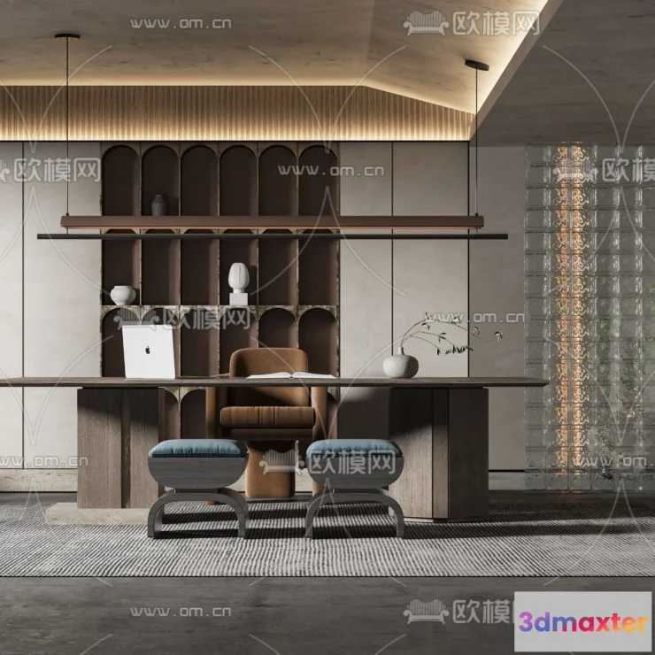 1111108 - Study Room 3D Scenes - 0829