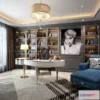 1119898 - STUDY ROOM 3D SCENES - VRAY RENDER - 37